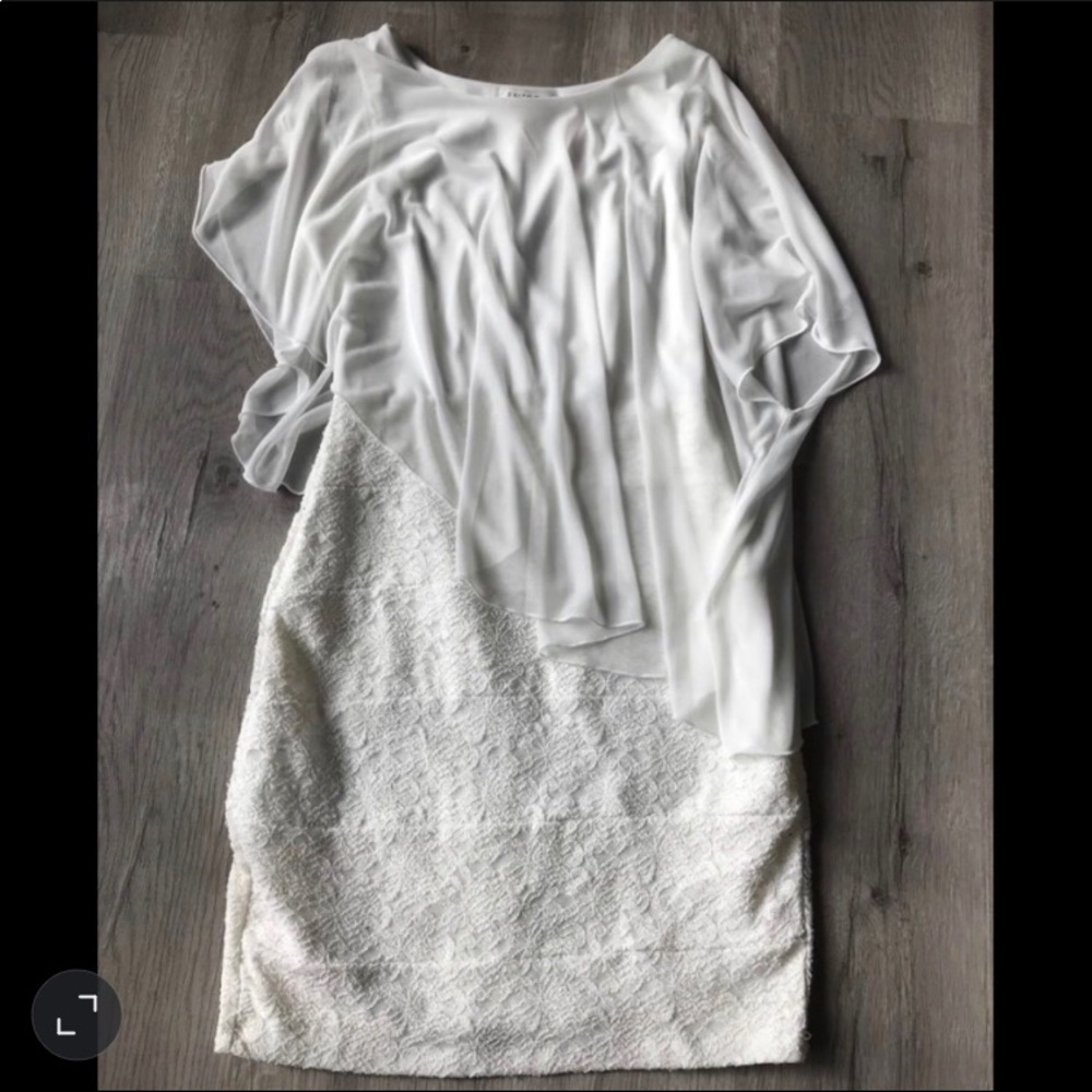 Womens White Dress — Bridal —- Bachelorette -Summer